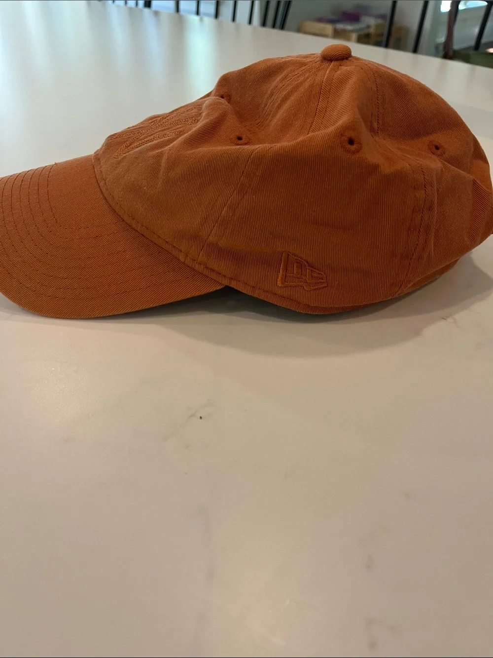 New Era Orange NY Yankee Embroidered Baseball Cap